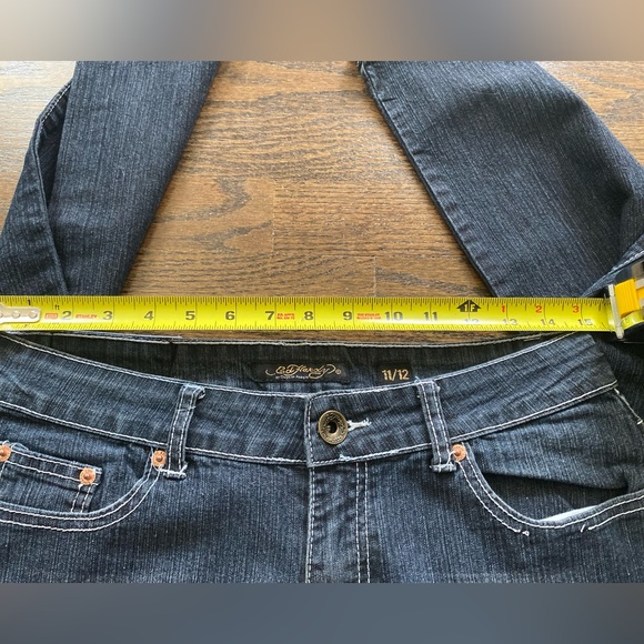 Ed Hardy | Cyber Y2K embroidered bootcut embellished gothic grunge vintage jeans - Picture 10 of 10